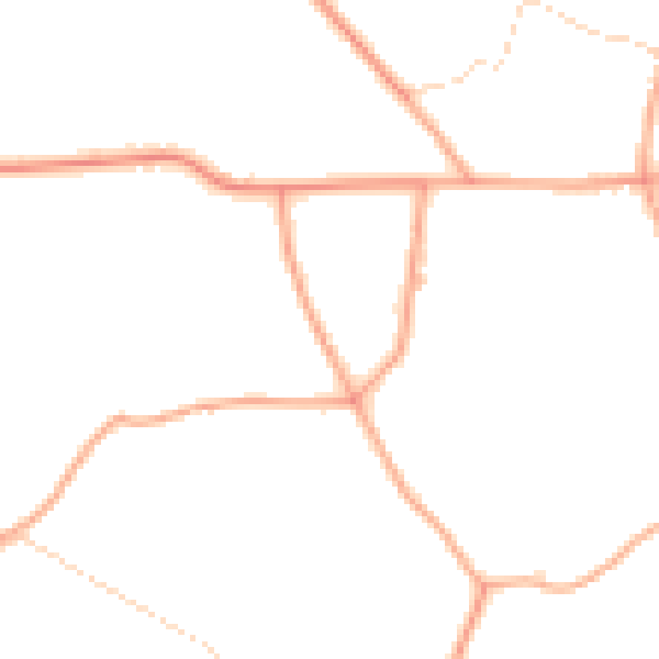Daytime road noise heatmap for NR34 0BE