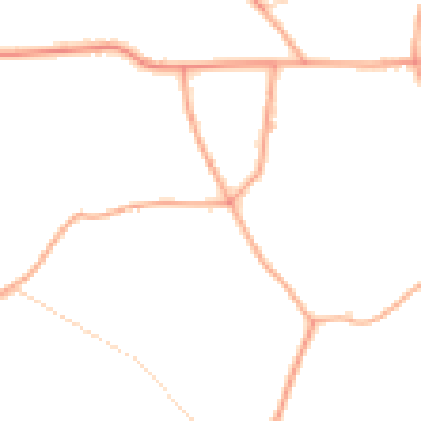 Daytime road noise heatmap for NR34 0BP