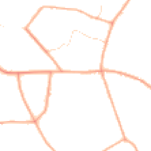 Daytime road noise heatmap for NR34 0BS