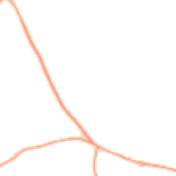 Daytime road noise heatmap for NR34 0BX