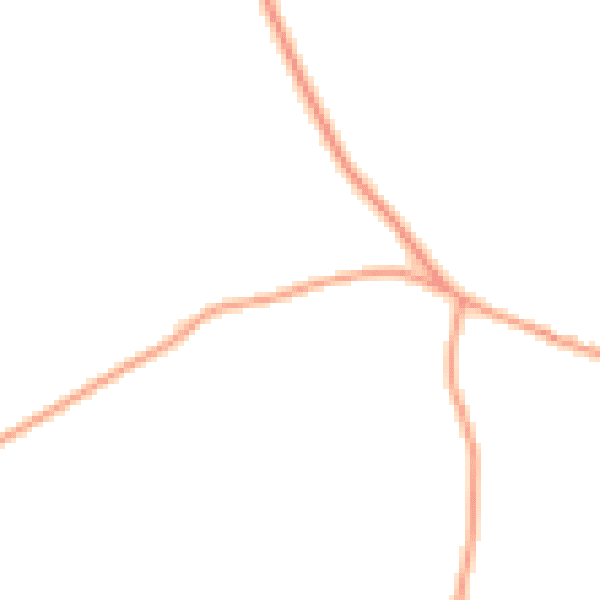 Daytime road noise heatmap for NR34 0DA