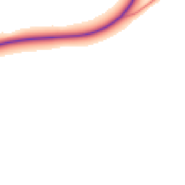 Daytime road noise heatmap for NR34 0EE