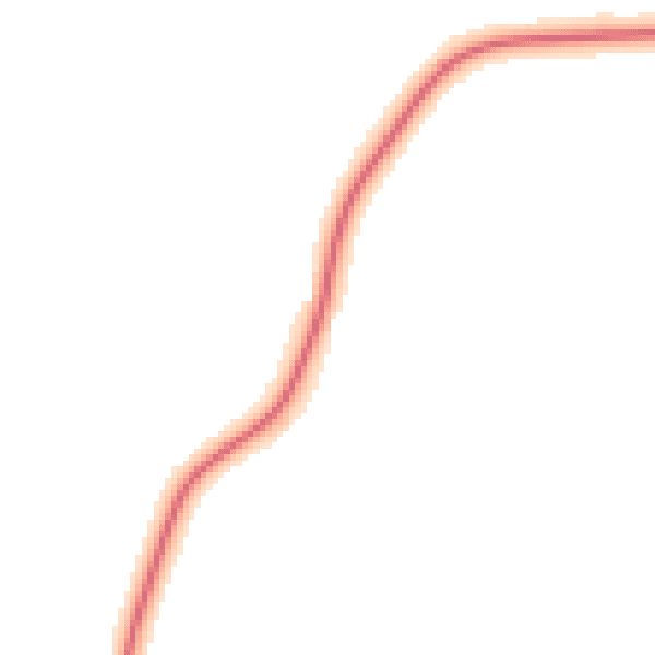 Night-time road noise heatmap for NR34 7HN