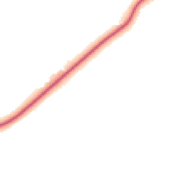 Night-time road noise heatmap for NR34 7QH