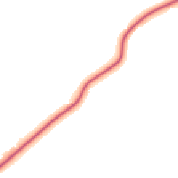 Night-time road noise heatmap for NR34 7QN