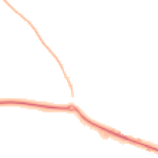 Night-time road noise heatmap for NR34 7TE