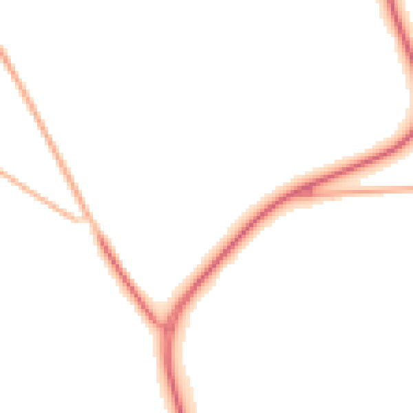 Night-time road noise heatmap for NR34 8AW