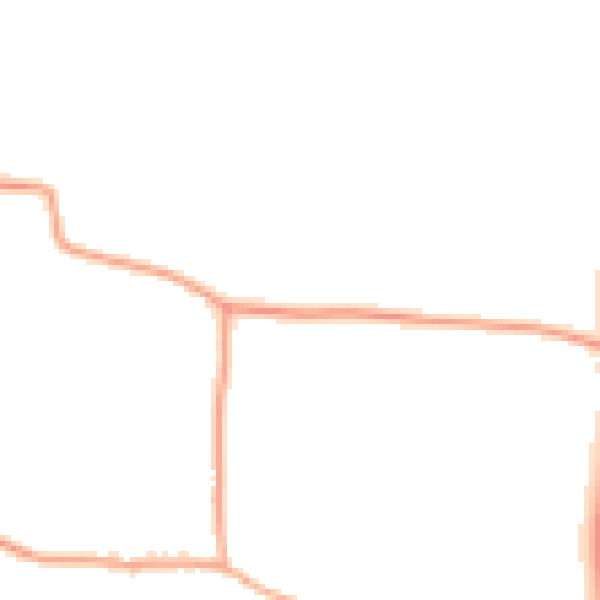 Daytime road noise heatmap for NR34 8EQ