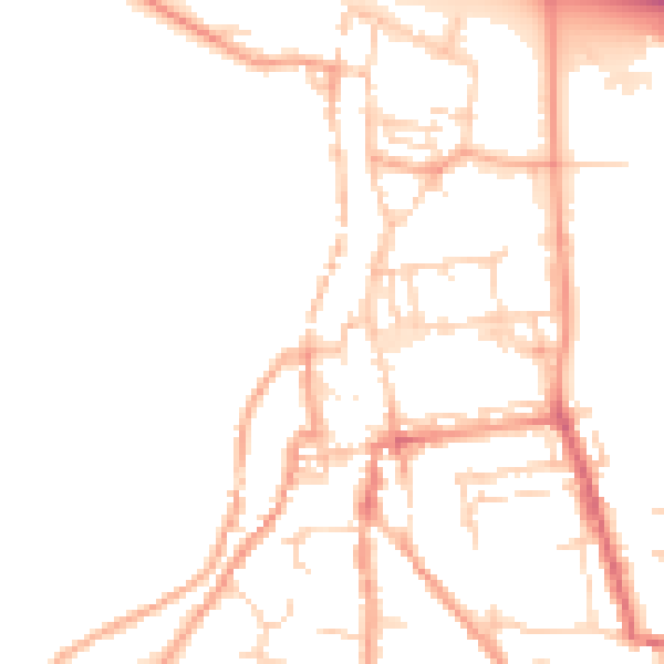 Daytime road noise heatmap for NR34 9AP