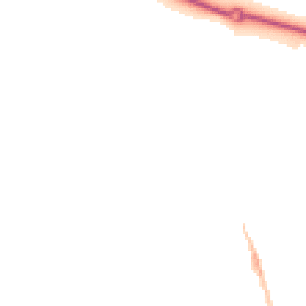 Night-time road noise heatmap for NR34 9DX