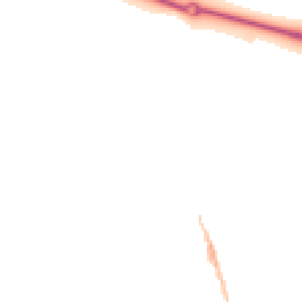 Night-time road noise heatmap for NR34 9EE