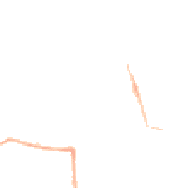 Night-time road noise heatmap for NR34 9PZ