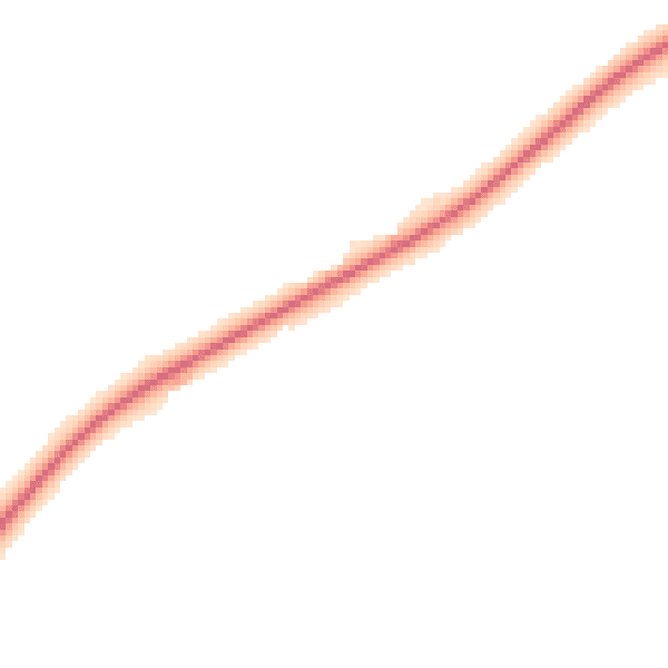 Night-time road noise heatmap for NR35 2PH