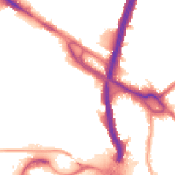 Night-time road noise heatmap for NW10 0NG