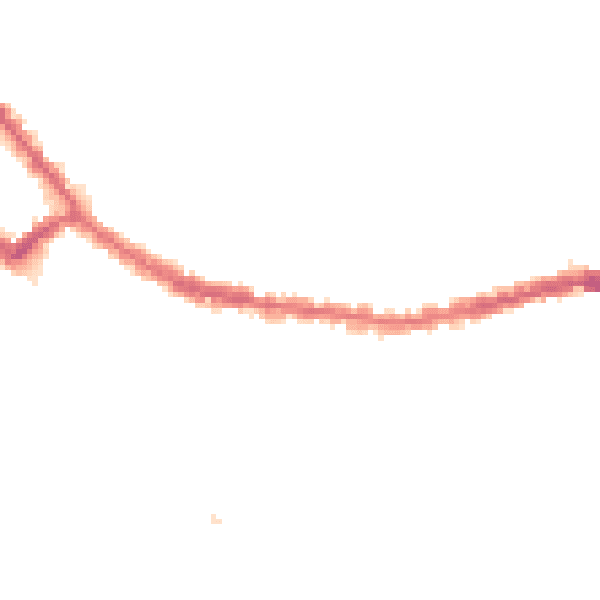 Night-time road noise heatmap for NW10 2PJ