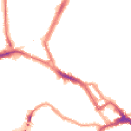 Night-time road noise heatmap for NW10 4AH