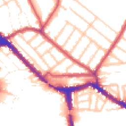 Daytime road noise heatmap for NW10 4QG