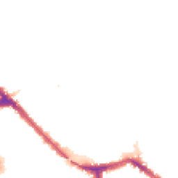 Night-time road noise heatmap for NW10 5TX