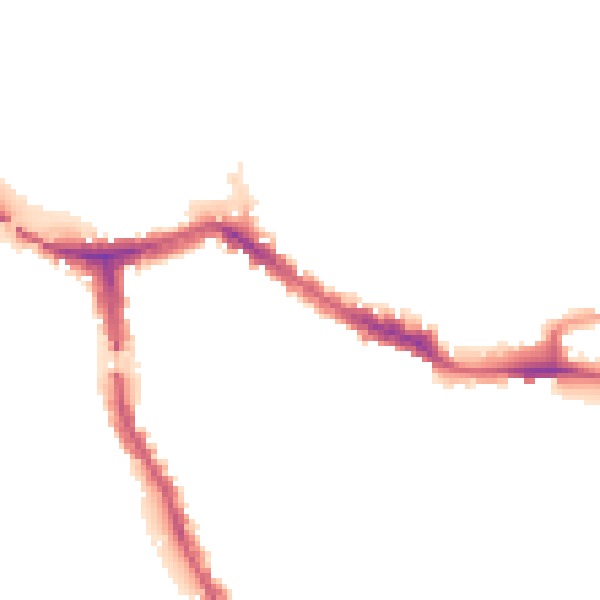 Night-time road noise heatmap for NW10 6FG