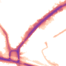 Night-time road noise heatmap for NW10 7EE