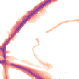 Night-time road noise heatmap for NW10 7FJ