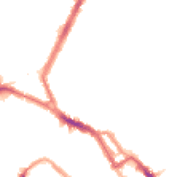 Night-time road noise heatmap for NW10 9RE