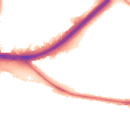 Night-time road noise heatmap for NW11 6BJ