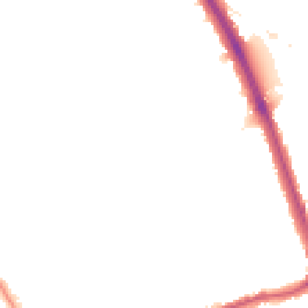 Night-time road noise heatmap for NW2 1EH