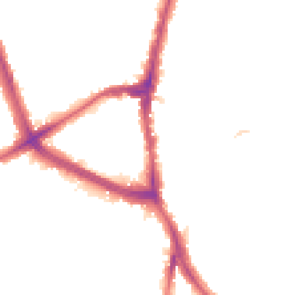 Night-time road noise heatmap for NW2 2HN