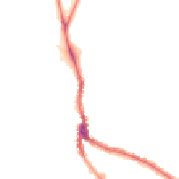 Night-time road noise heatmap for NW3 1AA