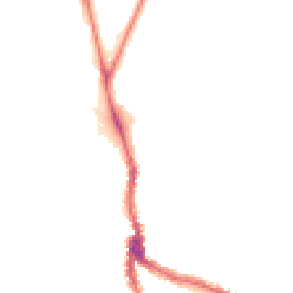 Night-time road noise heatmap for NW3 1AE