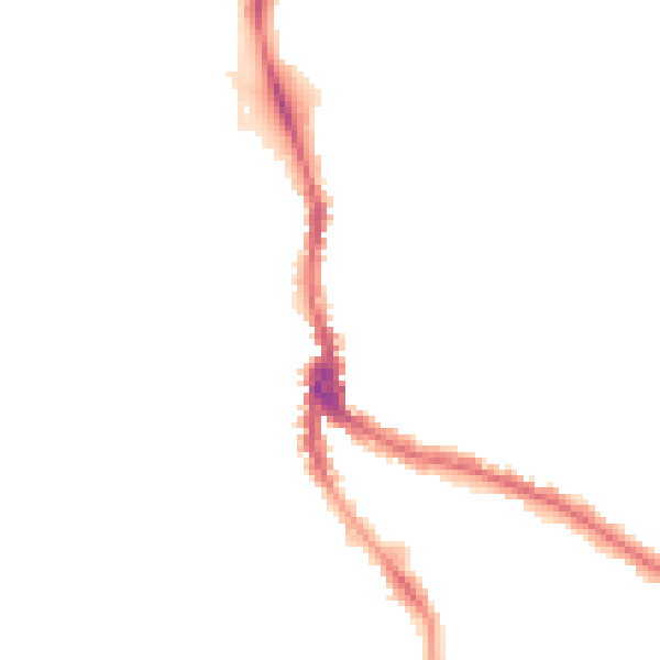 Night-time road noise heatmap for NW3 1DN