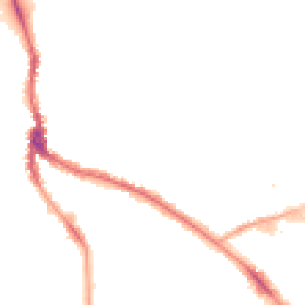 Night-time road noise heatmap for NW3 1RY