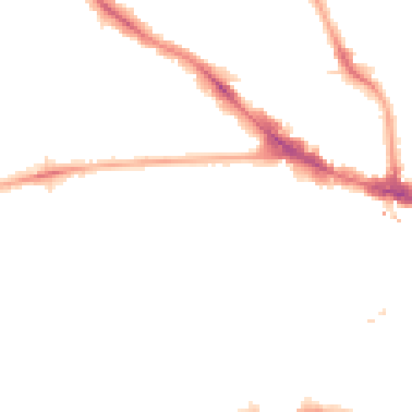 Night-time road noise heatmap for NW3 3QP