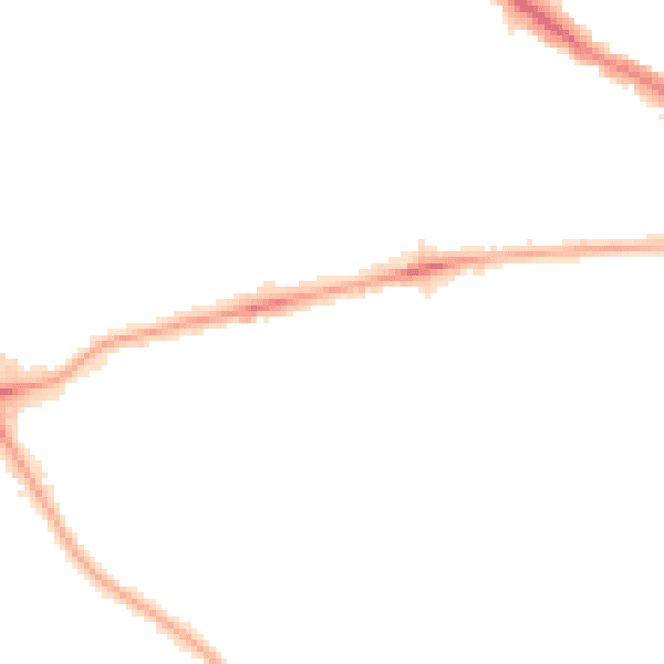 Night-time road noise heatmap for NW3 3SH