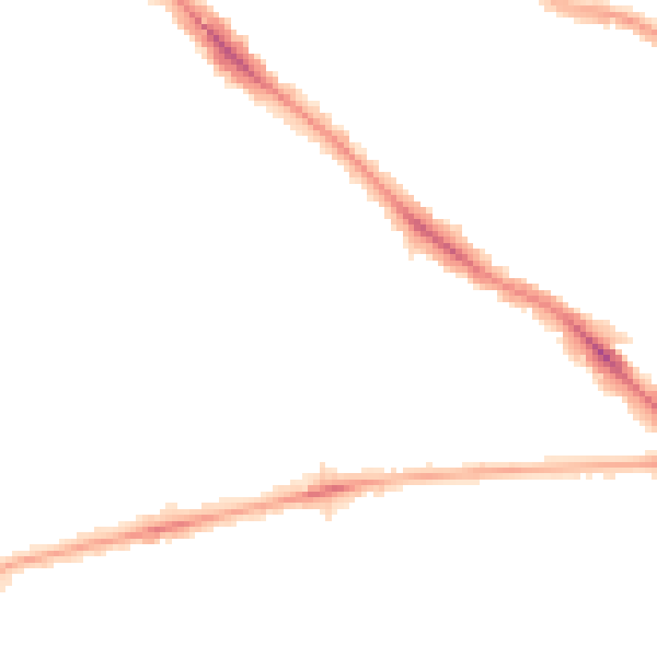 Night-time road noise heatmap for NW3 4UH