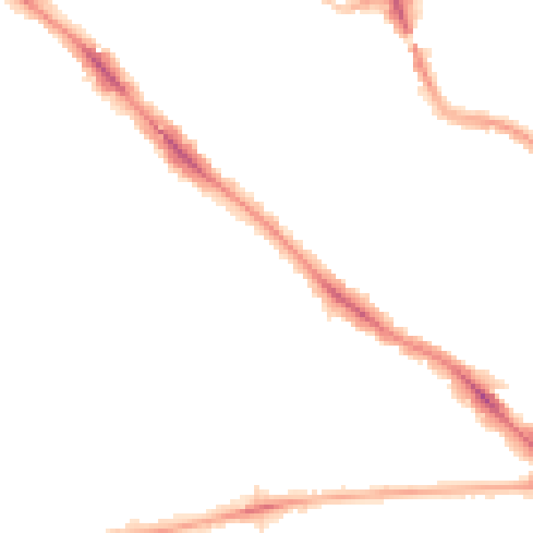 Night-time road noise heatmap for NW3 4XP