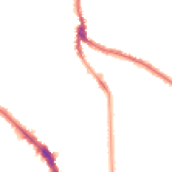 Night-time road noise heatmap for NW3 6AX