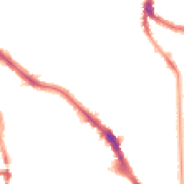 Night-time road noise heatmap for NW3 6PX