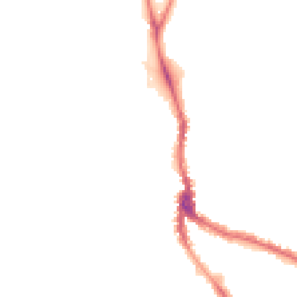 Night-time road noise heatmap for NW3 6RU