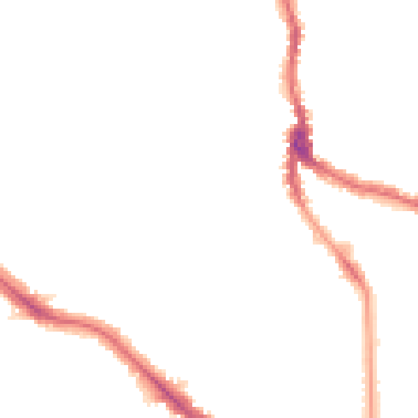 Night-time road noise heatmap for NW3 6UU