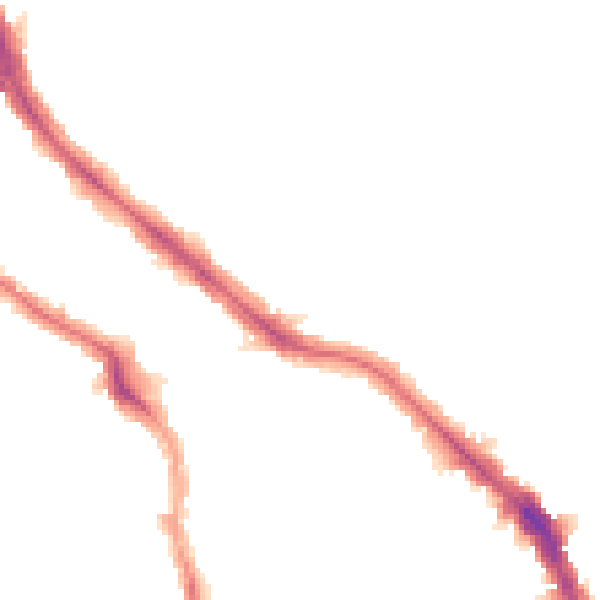 Night-time road noise heatmap for NW3 7DY