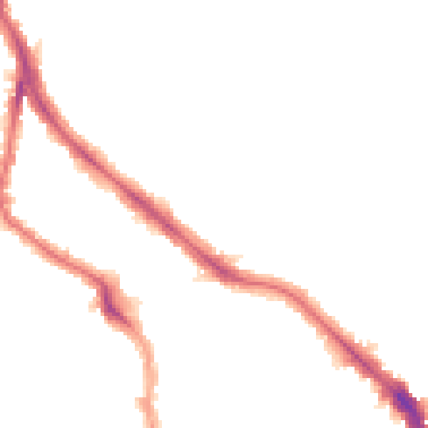 Night-time road noise heatmap for NW3 7EE