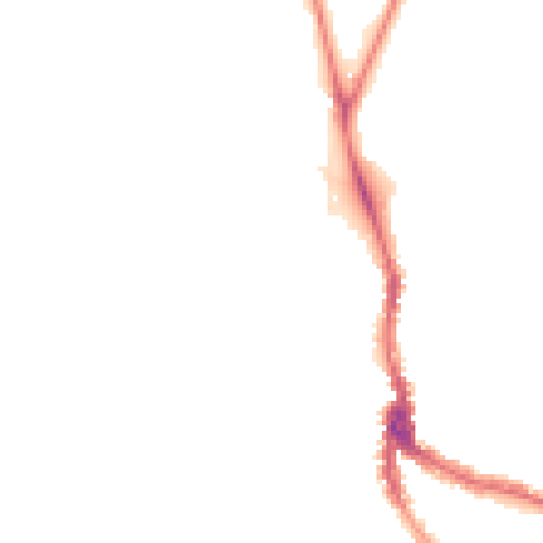 Night-time road noise heatmap for NW3 7LT