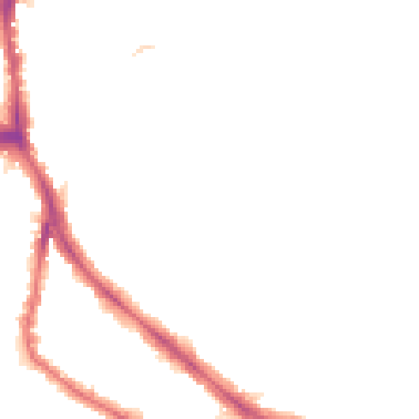 Night-time road noise heatmap for NW3 7PD
