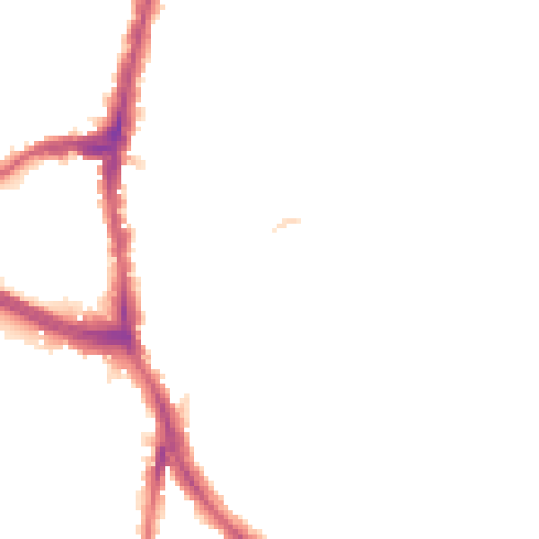 Night-time road noise heatmap for NW3 7QG
