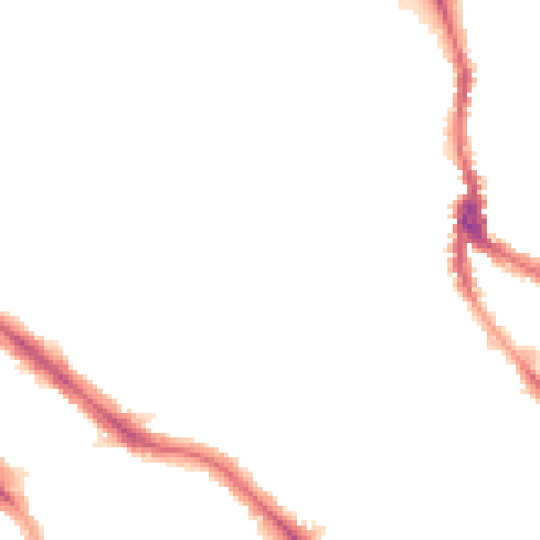 Night-time road noise heatmap for NW3 7QX