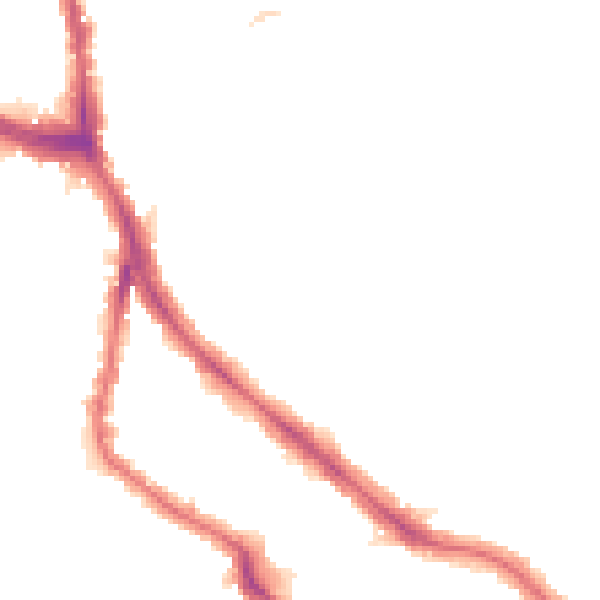 Night-time road noise heatmap for NW3 7SP