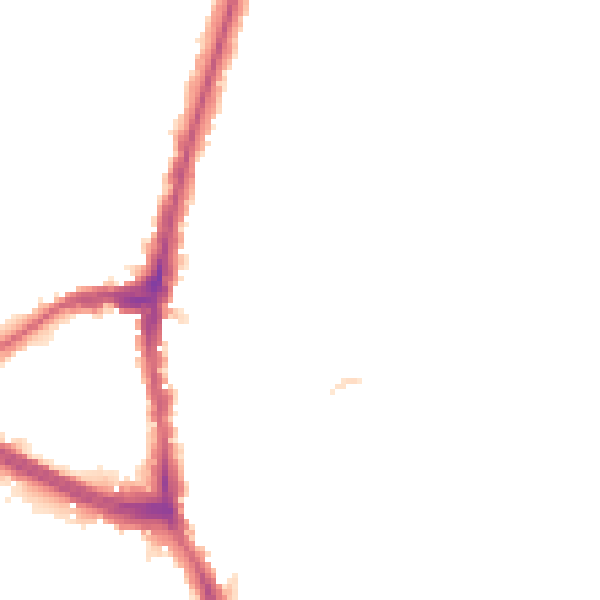 Night-time road noise heatmap for NW3 7TF