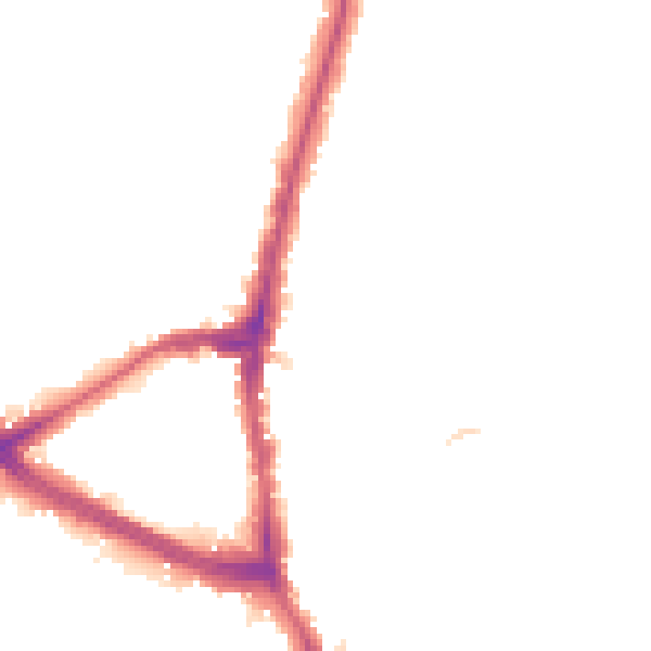 Night-time road noise heatmap for NW3 7TR
